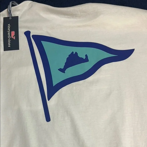 Vineyard Vines White Long Sleeve Men's Shirt - Picture 9 of 9